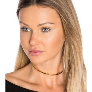 Gorjana Jewelry | hammered gold choker